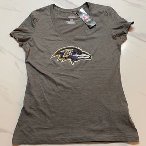 New Women’s NFL Ravens Majestic T-Shirt